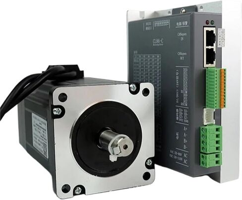 Canopen 34 Stepper Motor 12n.M 7.5a 2 طور حلقة محرك السهود مع مجموعة السائق LC86H2150+CL86C in Saudi Arabia