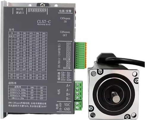CANopen 23 Stepper Motor 3N.m 4A 2 Phase Closed Loop Stepper Motor with Driver kit LC57H2100+CL57C in Saudi Arabia