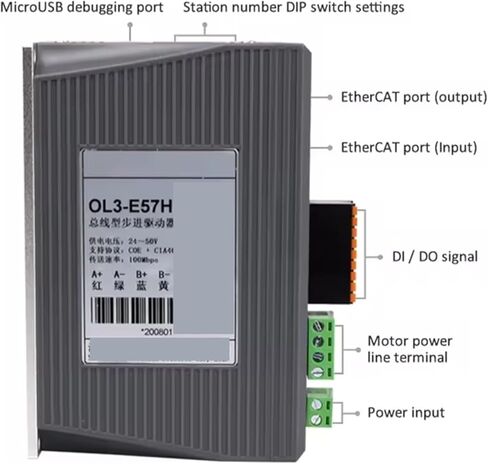 نوع الحافلة سائق سائق السائق OL3-E57H Match DC Stepper Motor NEMA17 NEMA23 NEMA24 Stepper Motor Drivers in Kuwait
