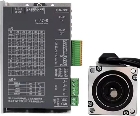 RS485 23 Stepper Motor 2.2N.m 4A 2 Phase Closed Loop Stepper Motor with Driver kit LC57H280+CL57R in Saudi Arabia