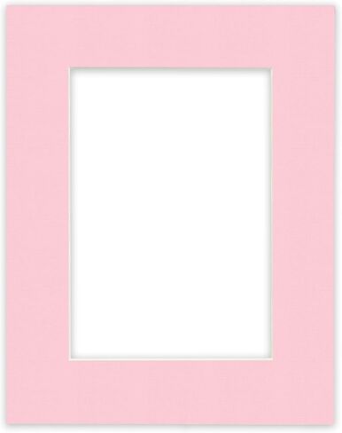Craig Frames B102 Pre-Cut Mat Board for 12x18 Print, 18x24, Hollyhock Pink in Saudi Arabia