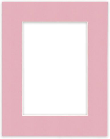 Craig Frames B102 Pre-Cut Mat Board for 12x18 Print, 18x24, Hollyhock Pink in Kuwait