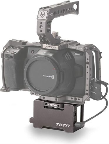 Tilta F970 Battery Baseplate for BMPCC 4K 6K Cage [Compatible with Blackmagic] Pocket Cinema Camera 4K 6K Rig TA-BSP-F970 -Tilta Gray in Saudi Arabia