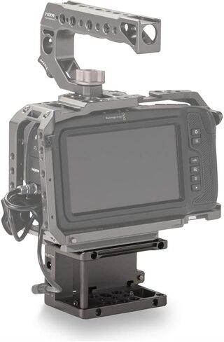 Tilta F970 Battery Baseplate for BMPCC 4K 6K Cage [Compatible with Blackmagic] Pocket Cinema Camera 4K 6K Rig TA-BSP-F970 -Tilta Gray in Saudi Arabia