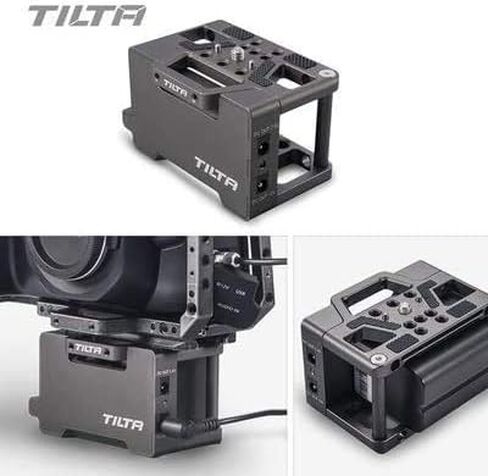 Tilta F970 Battery Baseplate for BMPCC 4K 6K Cage [Compatible with Blackmagic] Pocket Cinema Camera 4K 6K Rig TA-BSP-F970 -Tilta Gray in Saudi Arabia