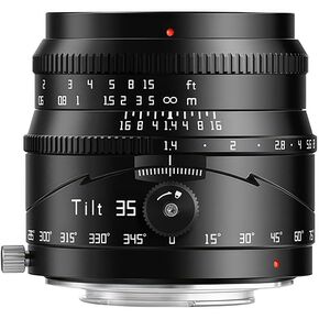 TTARTISAN 35mm F1.4 APS-C Tilt Shift Lens for M4/3 Mount Camera, Large Aperture Manual Focus Lens Compatible for Oilympus/Panasonic M4/3 Mount Camera