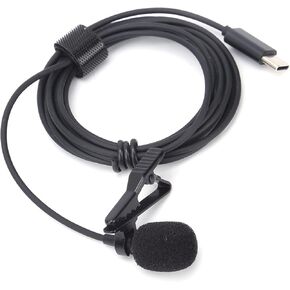 Versatile Wired Lavalier Microphone Compact ClipOn Mic Ideal for Streaming and Video Recording