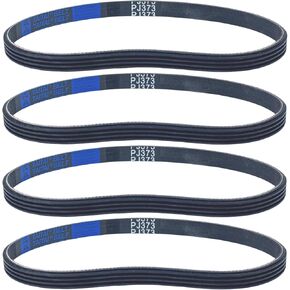 PJ373 Replacement Belt for Husky Air Compressors H1504ST, A700062 Pump & Stanley Bostitch AB-9075316 4-Rib belt (4/Pack)