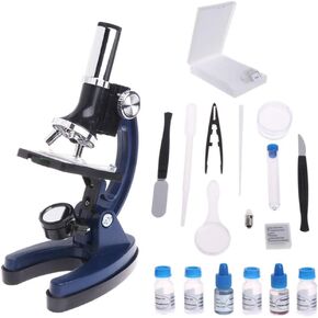 Compound Microscope 40X1200X Magnification LED Illumination Condenser Two-Layer Mechanical Stage Camera and Software Windows XP/Vista/7/8/10