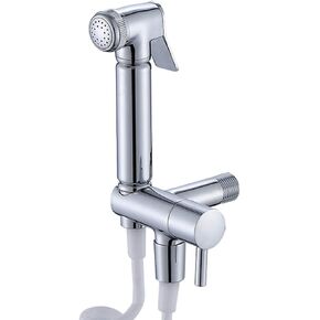 taps ShowerToilet kit and Sprayer Bathroom Accessories with Pipes and valves Chrome Chrome Wall Mounted