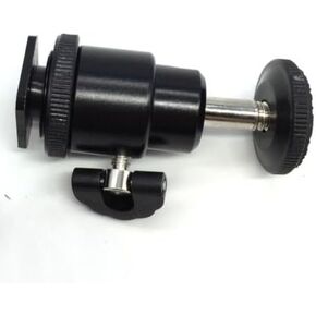 5PCS Mini Ball Head with Lock and Hot Shoe Adapter Camera Cradle Fit for Canon