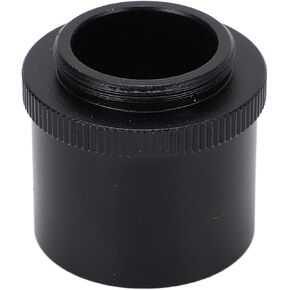 Astronomical Telescope C Mount Adapter, 1.25 Inch Tube Extinction Converter, 31.7mm to C CS CCD Interface, Durably Aluminum Alloy Material, Accurate for Astrophotography