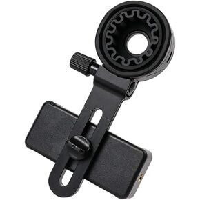 HOMSFOU Adjustable Phone Scope Mount for Photography Clip Adapter for Telescopes Monoculars Binoculars Microscopes for Stable Long Distance Shots