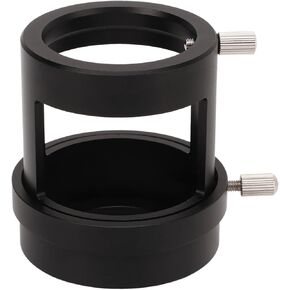 M42 Thread Adapter Ring for Telescope, Aluminum Alloy Camera Mount Tube with Height & Diameter Adjustment for Birdwatching & Photography