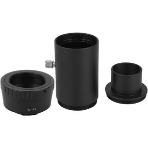 1.25 Inch Extension Tube Adapter for NX, Astronomical Telescope Photography Accessory, Manual Aperture and Focusing, Connect to T2 Mount Telescope