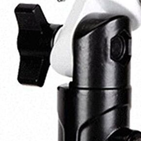Camera Fill Light Tripod Head Metal Universal Flash Light Bracket Holder Fill Lamp Stand H Type (B Type)