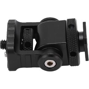 Mini Tripod Cold Shoe Adapter with Locating Pin for Monitors and Microphones