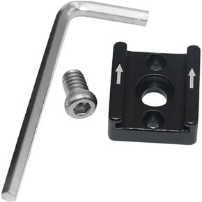 Metal Cold Shoe Flash Adapter Mount 2 Camera Bracket Mount Aluminum Alloy Construction