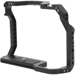 Camera Cage for 5DMark3 5DMark4, Aluminum Alloy Rugged Camera Stabilizer, Video Camera Cage Rig with Threaded Hole Cold Shoe Support Equipment Expansion