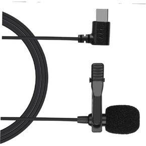 Milisten 1PC Clip Lavalier Microphone Type C Portable Recording Mic for Phone for Live Broadcasts Gaming and Vlogging Features Intelligent Noise Reduction and Easy Attachment