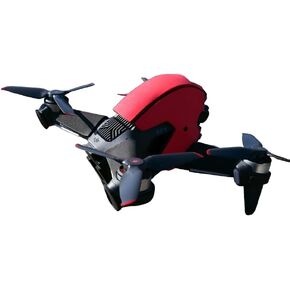 D.J.I FPV Rain Jackets: Impact & Water Resistant in All black and Neon Red