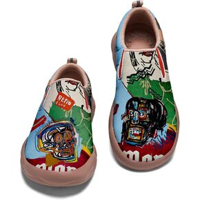 Women's Painted Travel Shoes Casual Slip On Comfortable Walking Loafers