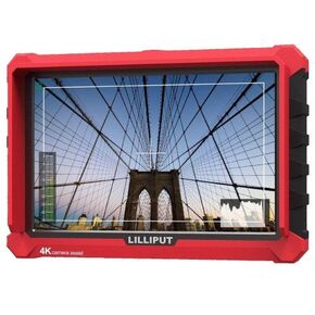LILLIPUT A7S 7 بوصة على شاشة حقل الكاميرا تدعم 4K HDMI حلقة الإدخال الإخراج 1920x1200 الدقة الأصلية 1000: 1 على النقيض من سطوع 500CD/M2 مع محول AC مجاني ولوحة بطارية LP-E6