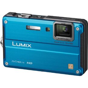 Panasonic Lumix DMC-TS2 14.1 ميجابكسل كاميرا رقمية مقاومة للماء مع تصغير صورة بصري 4.6x مع LCD 2.7 بوصة (أزرق)