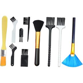 Gadpiparty 10pcs Removal Keyboard Cleaning Brush for Electronics Computers and Spaces Multi-Function Tool for Hard Reach Areas Without Scratches Random Style