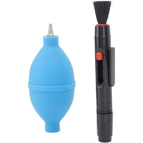 4 in 1 Camera Cleaning Kit, Metal Air Blower, Cleaning Jelly Pen, Lens Cleaning Pen, Anti Static Cleaning Cloth, for DSLR Cameras Phones Astronomical Telescope Lenses