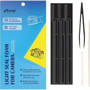 eTone Custom Light Seal Foam Sponge Kits for Nikkormat/Nikomat FS FT FTn FT2 FT3 3Sets
