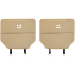 مخصص 2PCS حصير حصير السيارات في Mazda CX-9 2007-2015 (2019-2023) ، واقي مقعد خلفي للسيارات مع حقيبة تخزين ، وملحقات للسيارات الداخلية ، C-orange
