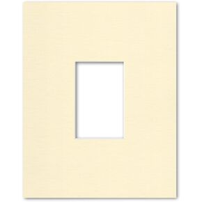 11x14 Matting for 4x6 Photograph or Artwork 4-Ply Bevel Cut Acid Free Matboard for Picture framing (White)