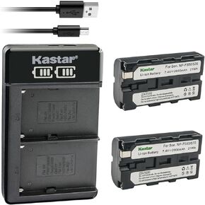 Kastar 2-Pack Battery and LKD2 USB Charger Compatible with Sony CCD-TRV4 CCD-TRV41 CCD-TRV43 CCD-TRV45 CCD-TRV46 CCD-TRV47 CCD-TRV48 CCD-TRV49 CCD-TRV51 CCD-TRV510 CCD-TRV517 CCD-TRV54 CCD-TRV55