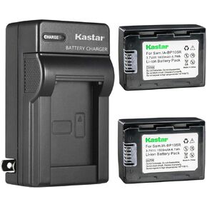 Kastar AC Wall Battery Charger Replacement for Samsung HMX-F900BN/XAA, HMX-F900SN/XAA, HMX-H300, HMX-H300BN, HMX-H300SN, HMX-H300RN, HMX-H300UN, HMX-H303, HMX-H303BN, HMX-H303SN, HMX-H303RN