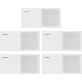 Mozuo 5pcs تلميع القماش ، والأقطار تنظيف النظارات ، وقطعة قماش تنظيف العدسات ، وقطعة قماش تنظيف الشاشة الدقيقة لأجهزة الكمبيوتر المحمولة الرمادية