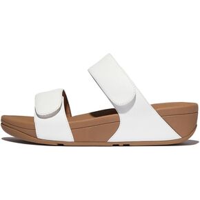Fitflop Women's Lulu Adjustable Leather Slides Sandal