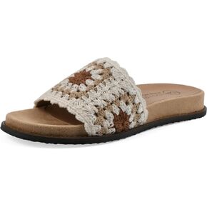 WHITE MOUNTAIN Women's Maxim Macrame Slide Sandal