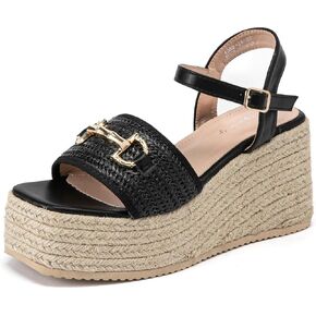 Lryweisy Espadrilles Sandals Sandals Rightal Women Platform Platfor