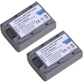 بطارية استبدال NP-FP50 7.2v 1150mAh مجموعة لـ Sony NP-FP30 NP-FP60 NP-FP70 NP-FP71 NP-FP90 DCR-SX40 SX40R SX41 HDR-CX105 SR82E SR85E CAMMAN