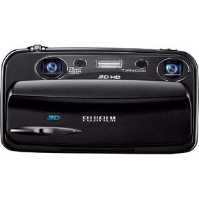 fujifilm finepix real 3d w3 10mp camera with 3x pantical Zoom-Black