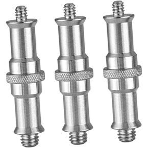 3Pcs Standard Tripod Adapter to Screw Converter for Camera Equipment Lightweight and Durable Spigot Mount for Light Stands Monopods and Umbrella Stands
