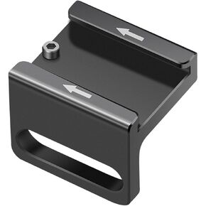 AntiTwist Cold Shoe Mount Adapter Bracket for Cage/Vertical Board/LED Light Monitors Microphones
