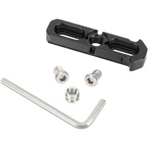 Quick Release NATOs Rails Camera Extension Accessory with Locating Holes for Photography and Videography Equipment
