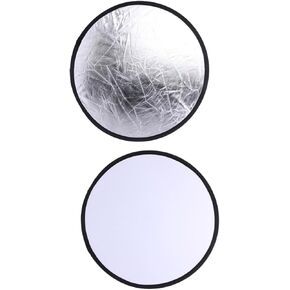 HOMSFOU 2PCS Photography Reflector Round Soft Light Diffuser Reflective Panel for Macro Still Life Photography Durable Cloth