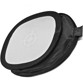 White Balance Grey Reference Reflector with Carry Bag PU Material Reflectance for Photography Exposure Control