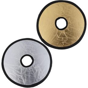 COHEALI Foldable Photography Light Reflector and Diffuser for Natural Lighting in Portrait and Macro Photography Compact and Lightweight Design Enhances Color Temperature and Reduces