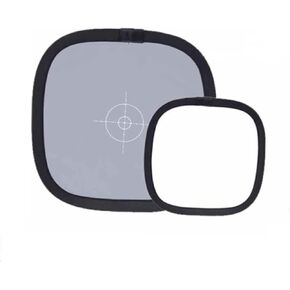NUOBESTY Grey Balance Reflector Card with Carry Bag Focus Board for Accurate Color Correction for Weddings and Fashion Shows PU Material Error Stop