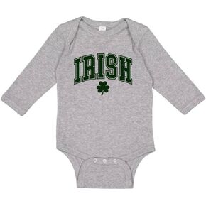 Varsity Irish Long Sleeve Baby Infant Bodysuit