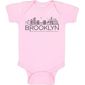 Skyline Brooklyn New York Baby Infant Bodysuit